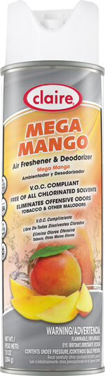 MEGA MANGO DRY AIR FRESHENER (12-10 Oz CANS PER CASE)