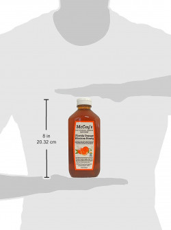 Miel cruda, pura totalmente natural, sin filtrar y sin pasteurizar, miel de azahar de McCoy's Miel de Florida, 3 libras