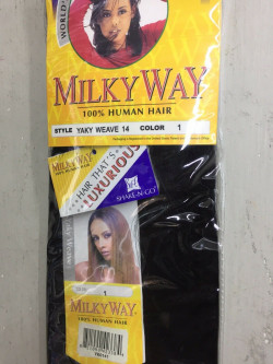 Milkyway 100% Human Hair Yaky