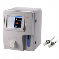 Mindray BC-3000 fully automatic hematology analyzer with 19 parameters for CBC testing and micro sampling technology