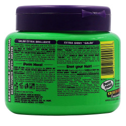 Moco de Gorila, Gorila Galán, Excelente Fijación, Gel para el cabello que te ayudará a mantenerlo peinado por largas horas, Extra-Brillante, Reactivable con Agua, Alta Fijación, 270 g, Tarro.