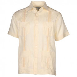 Mojito Collection Men's Big & Tall Linen Guayabera Shirt
