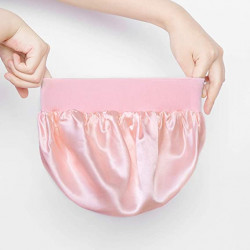 Mommesilk 100% Mulberry Silk Night  Sleep Cap Bonnet for Hair Loss Women Sleeping Hat for Sleep, Hair Loss, Hair Protection, Head Cover