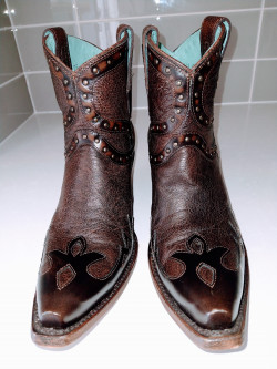 Montana Cowboy Leather Western Boots