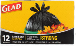 More Buying Choices For Glad 39 Gallon Quick Tie Lawn & Leaf Bags - 12 Packs