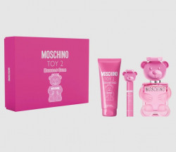Moschino Toy 2 Bubble Gum Eau De Toilette Spray, 3.4 Oz. 100 Ml 3 PC. Set