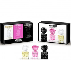 Moschino Trio Miniature Collection Eau De Toilette Spray, .17 Oz. 5 Ml 3 PC. Set