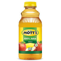 Mott's 100% Original Apple Juice, 32 Fluid Ounce Bottle Pack Of 12