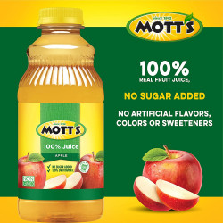Mott's 100% Original Apple Juice, 32 Fluid Ounce Bottle Pack Of 12