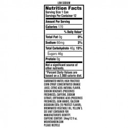 Mountain Dew Citrus Soda Pop, 12 oz, 12 Pack Cans