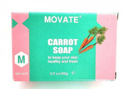 Movate Carrot Soap 3oz (85g) Keep You Skin Healthy & Fresh