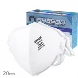 N95 Respirator Masks SH3500 By NIOSH "Box Of 20"