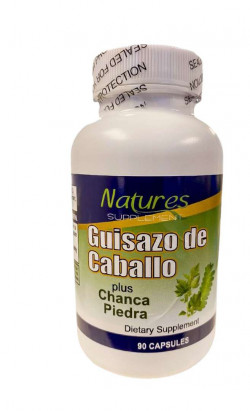 Natures Dietary Supplement Guisazo De Caballo Plus Chanca Piedra