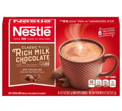 Nestle Classic Rich Milk Chocolate Flavor Hot Cocoa Mix 6 - 0.71 Oz