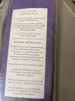 new outre premium Super Wave 100% HUMAN HAIR Color C1B 16”