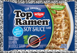 Nissin Top Ramen Soy Sauce Flavor Ramen Noodle Soup