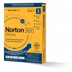 Norton 360 Deluxe, 5 Devices, 1-Year Subscription with Auto Renewal