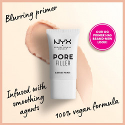 NYX PROFESSIONAL MAKEUP Pore Filler Blurring Primer, Vegan Face Primer (Packaging May Vary)
