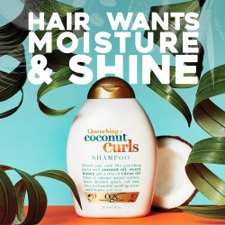 OGX Quenching + Coconut Curls Curl-Defining Shampoo| 13 Fl Oz