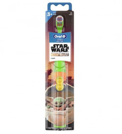 Oral-B Kid's Star Wars Mandalorian Battery Electric Toothbrush, Soft