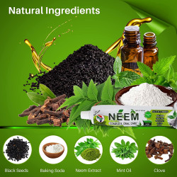 Organic Neem Complete Oral Care-Fluoride Free- 5 in 1 Toothpaste