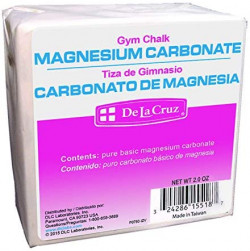 Original De La Cruz Magnesium Carbonate Gym Chalk CARBONATO Magnesia 2 Oz.
