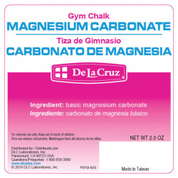 Original De La Cruz Magnesium Carbonate Gym Chalk CARBONATO Magnesia 2 Oz.