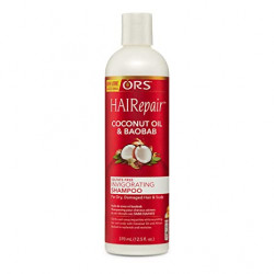 ORS HAIRepair Coconut Oil & Baobab Sulfate-Free Invigorating Shampoo, 12.5 Ounce