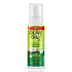 ORS Olive Oil Hold & Shine Wrap/Set Mousse|7 Fl Oz