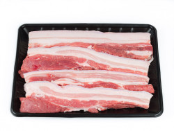Packed Pork Belly Sold By The Pound