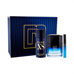Paco Rabanne Pure XS 3pc Gift Set Men EDT 3.4 Oz