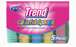 Parex Trend Colorful Sponge 5 Pieces