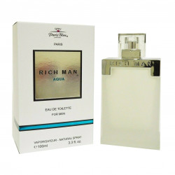 Paris Bleu Rich Man Aqua EDT 3.3 Oz 100 Ml