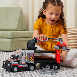 PAW Patrol, Al’s Deluxe Big Truck Toy With Moveable Claw Arm And Accessories