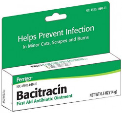 Perrigo Bacitracin First Aid Ointment, 0.5 Oz