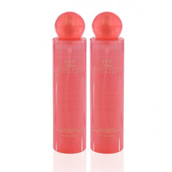 Perry Ellis 360 Coral Body Mist Spray 8 Oz 236 Ml Women (Pack Of 2)