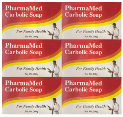 PharmaMed Carbolic Soap for Family Health (Pack of 6)