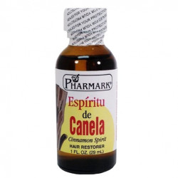 Pharmark Cinnamon Spirit / Espiritu De Canela. Natural Hair Restorer. Regrowth In Balding Spots. Hair Strengthener. 1 Fl.oz.
