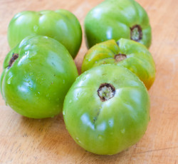 Pickled Green (and Red) Tomatoes sold by pound