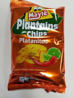 Plantains Chips Au Chili Et Au Citron Mayté 85g