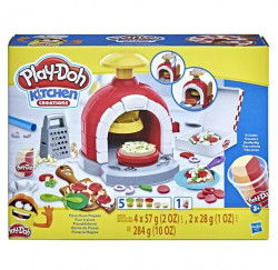 Play-Doh Kitchen Creations Pizza Oven Playset, Play Food Toy, Includes 6 Cans