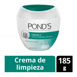 Ponds Cleansing Cream 185g - Crema C de Limpieza (Pack of 1)