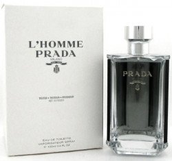 Prada L'Homme EDT 3.4 Oz 100 Ml Men Tester In A White Box