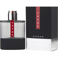 Prada Luna Rossa Carbon EDT Spray For Men 3.4 Oz