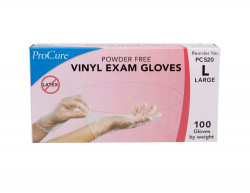 Procure Vinyl Exam Gloves (100 Pack)