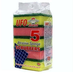Product Of Ufo Brand, Abrasive Sponge Scrubber Pads, Count 1 - Sponges & Cleaning Pads / Grab Varieties & Flavors