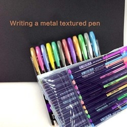 Erholi Child Student Writing Painting Stationery Beautiful Colorful Gel Pen Highlighters（12 PCS）
