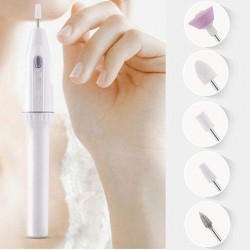 Serwell Manicure Tools Portable Electric Pen Type Nail Polishing Machine Set Acrylic Nail Tools
