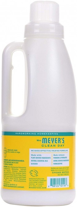 Mrs. Meyer’s Clean Day Liquid Fabric Softener Bottle, Honeysuckle Scent, 32 Fluid Ounce