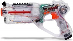 DYNASTY TOYS Family Laser Tag Set - Transparent Special Edition Blasters